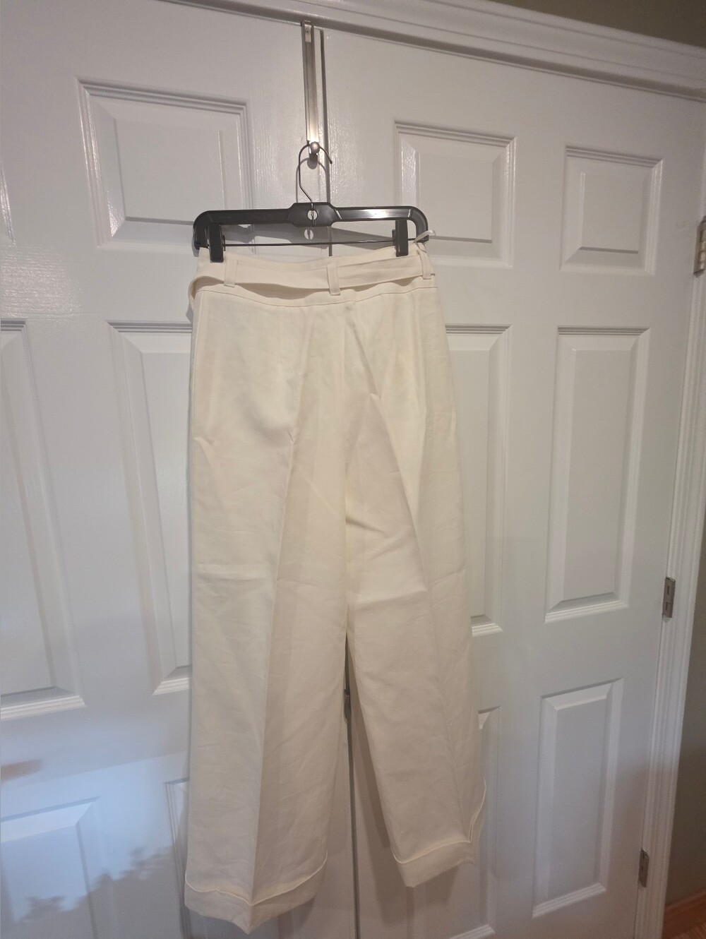 Roberto Cavalli Cream Wide-Leg Trousers